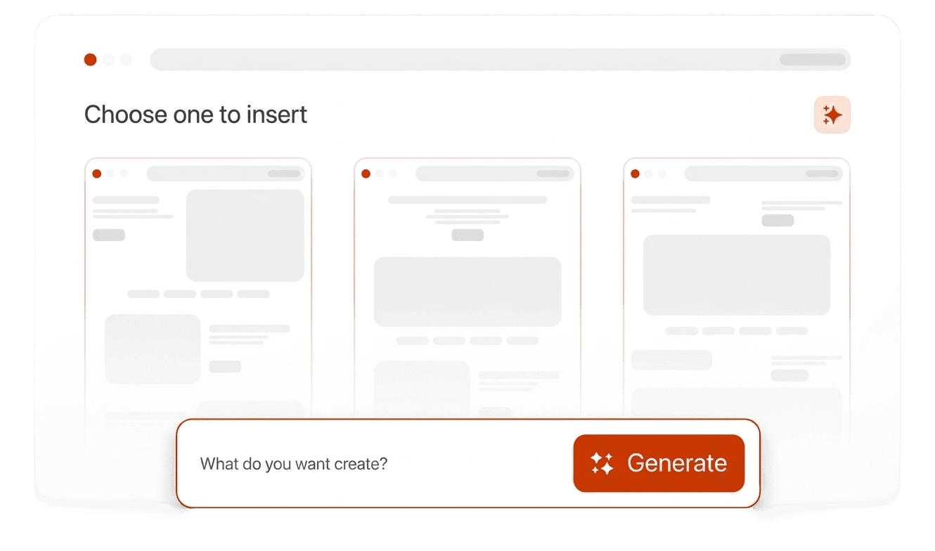 AI website design assistant